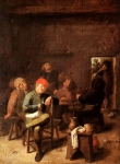 Peasants Smoking And Drinking, circa 1635, Alte Pinakothek